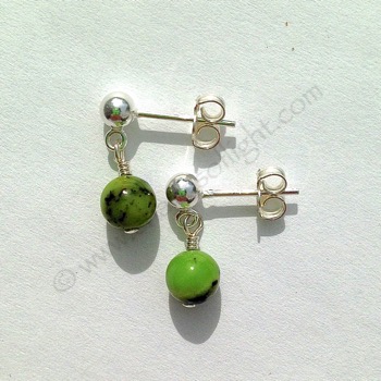 Chrysoprase Earrings